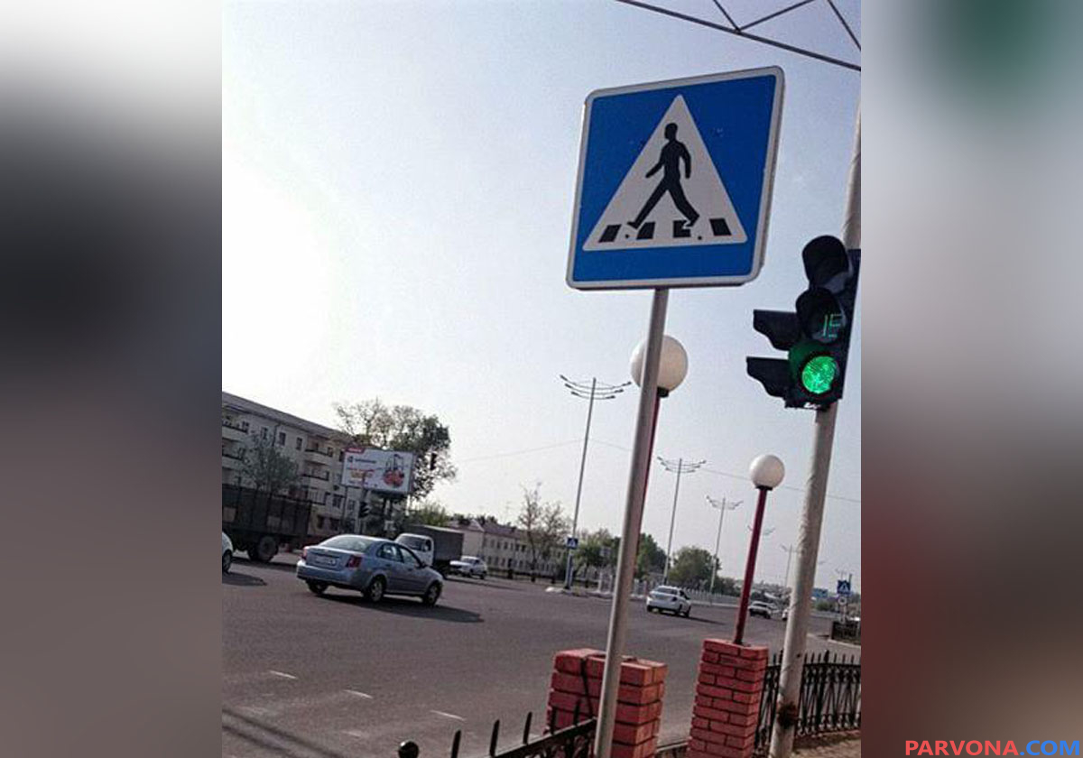 Toshkentda yangi turdagi svetofor sinov rejimida ishlamoqda