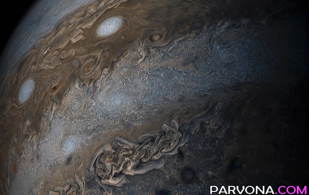 NASA Yupiterdagi “marvarid ipi” suratini taqdim etdi