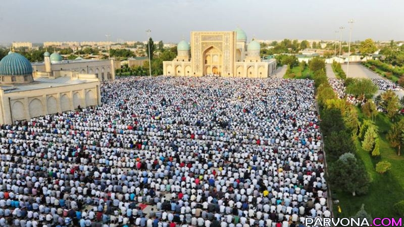 TOShKENT ShAHRIDA QURBON HAYITI NAMOZI SOAT 06:05 DA O`QILADI